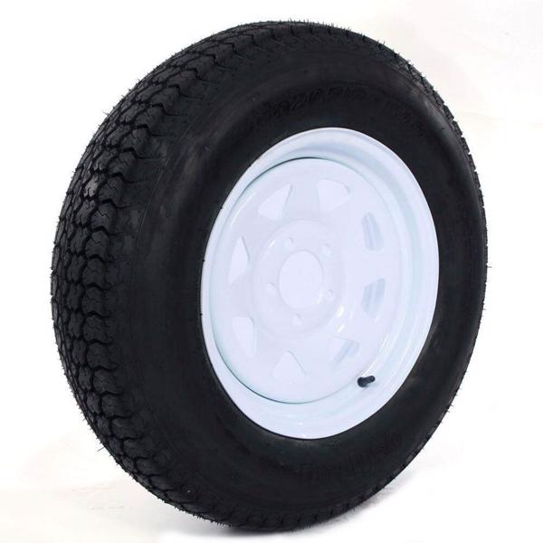 ST205/75D-15 Trailer Tires Rubber SW(in):7.99 Rim Width: 6" 2qty tires