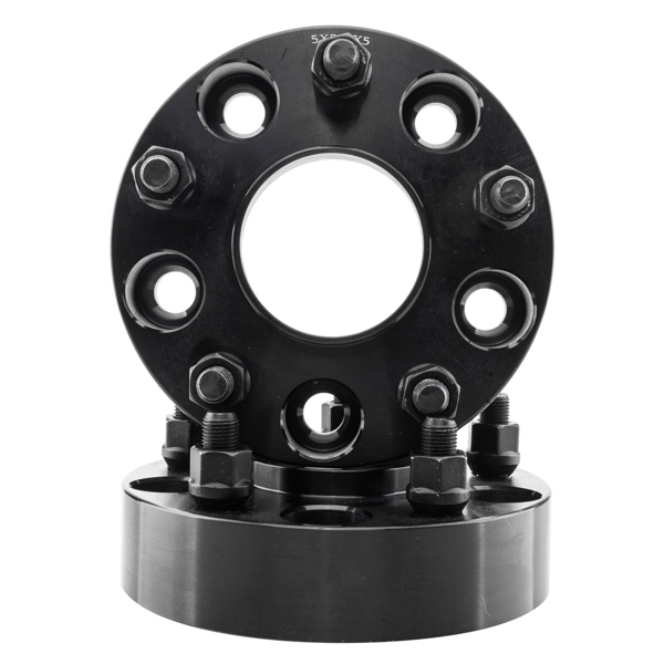 4X 1.5" Black Wheel Spacers Adapters 5x5 for Jeep Wrangler JK Hub Centric 5 Lug