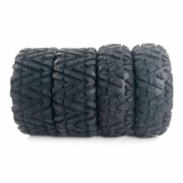 [Set of 4] 27x11-12 Depth: 20 mm & 27x9-12 Depth: 19 mm ATV UTV Tires