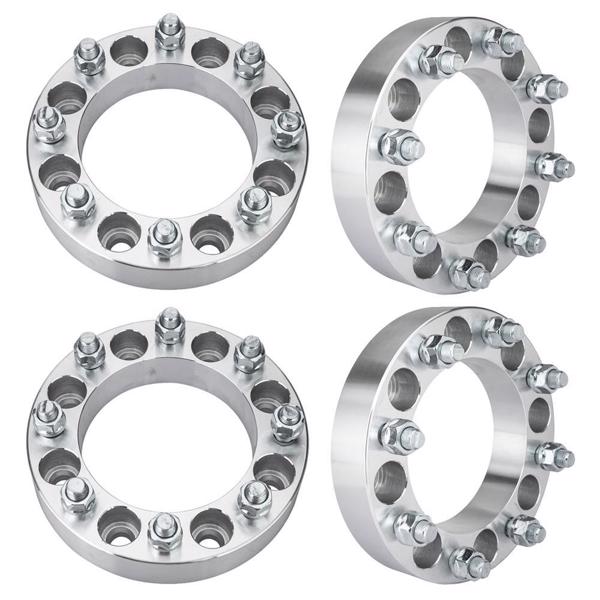 8X6.5 TO 8X170 WHEEL ADAPTERS 9/16-18 LUGS For FORD WHEELS ON DODGE 1.5 INCH *4