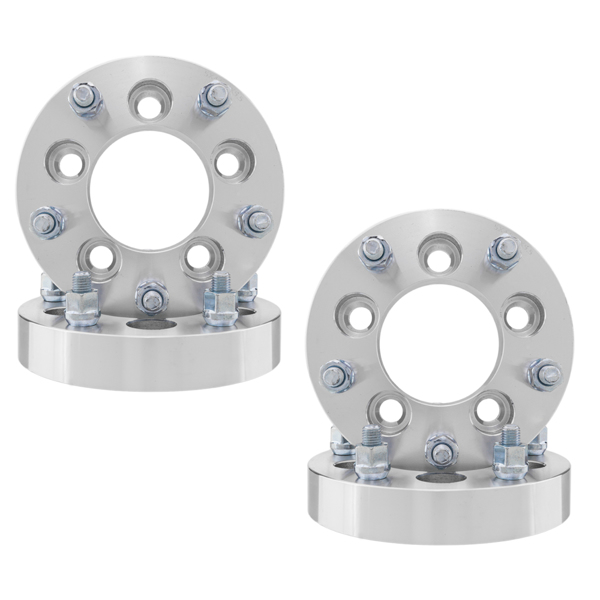 4pc 1.25" 5x4.5 to 5x5.5 Wheel Spacers Adapters 82.5 CB12x1.5 for Grand Cherokee