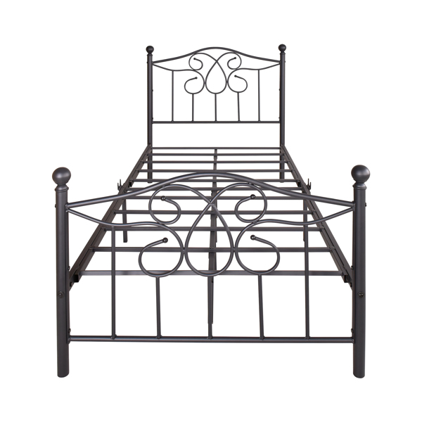 Dropship Metal Platform Bed Frame With, Greenforest Bed Frame Full Size Instructions