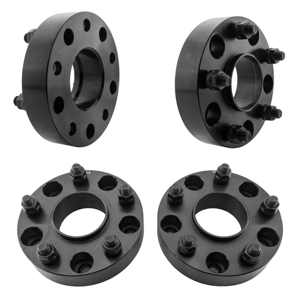 HubCentric 5x5.5 Black 1.5" Wheel Spacers 77.8mm 5lug Adapter For Dodge ram 1500