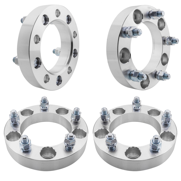 4pc 5x5.5 to 5x5.5 | 1.25" Wheel Spacers 108mm | 1/2 x20 for Dodge Ram 1500 Van