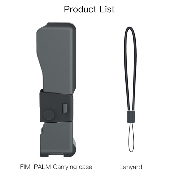 Outdoor Storage Bag for Fimi Palm Case Portable Bag Contains Portable Lanyard Protection Scratches FIMI Palm Gimbal Camera Accessories