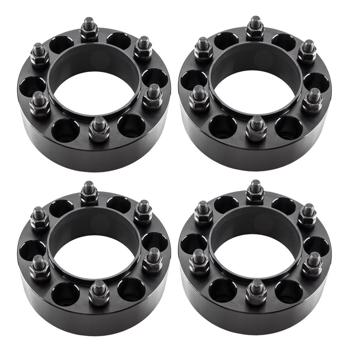 4pc 2\\" 6x5.5 Wheel Spacer Adapters 12x1.5 Stud 6 Lug For Toyota Tacoma 2001-2018