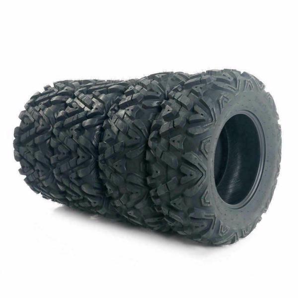 [Set of 4] 27x11-12 Depth: 20 mm & 27x9-12 Depth: 19 mm ATV UTV Tires