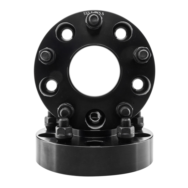 HubCentric 5x5.5 Black 1.5" Wheel Spacers 77.8mm 5lug Adapter For Dodge ram 1500