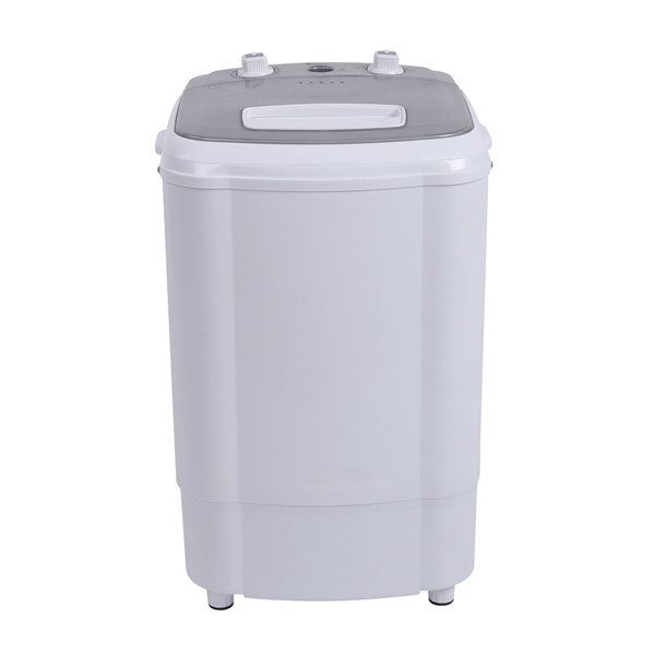 Compact Single Tub with Built-in Drain Pump XPB38-ZK3 10lb Elution Integrated Semi-automatic Gray Cover Washing Machine