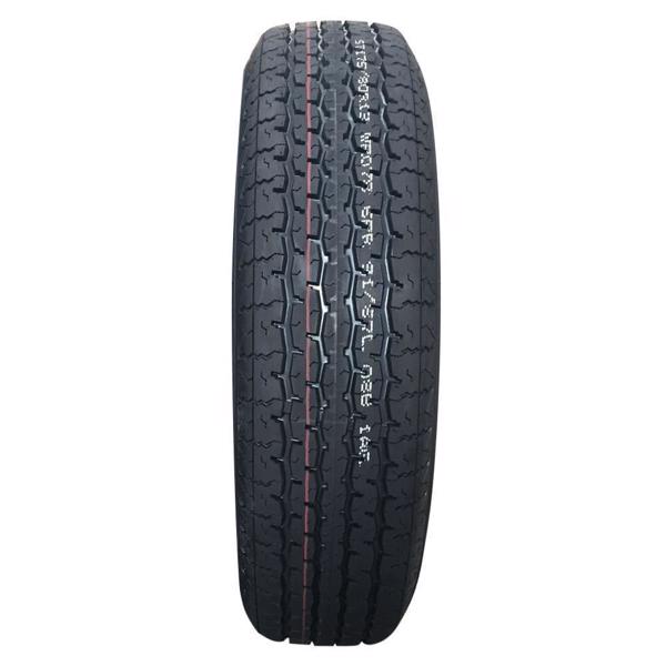 Pair of Trailer Tire ST175/80R13 Radial PSI :50 Rim Width:5"