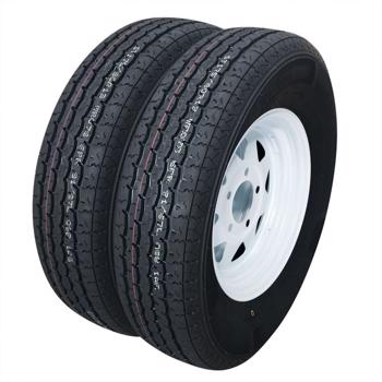 Pair of Trailer Tire ST175/80R13 Radial PSI :50 Rim Width:5\\"