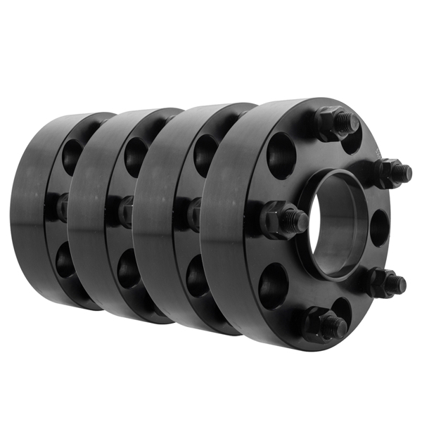 HubCentric 5x5.5 Black 1.5" Wheel Spacers 77.8mm 5lug Adapter For Dodge ram 1500