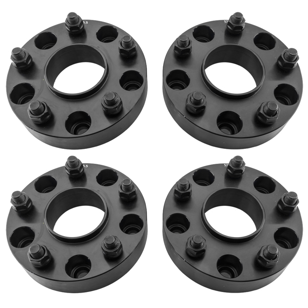 HubCentric 5x5.5 Black 1.5" Wheel Spacers 77.8mm 5lug Adapter For Dodge ram 1500