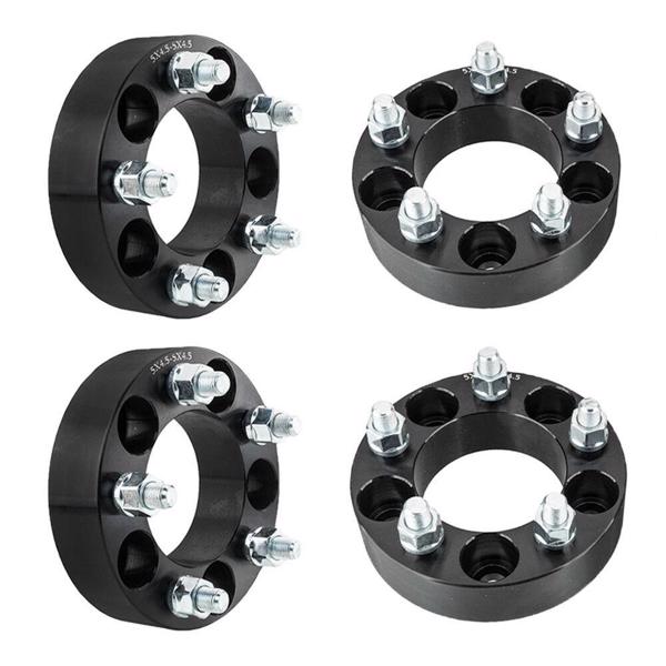 (4) 1.5" 5x4.5 To 5x4.5 Wheel Spacers Thick Adapters 1/2x20 Studs 5lug Four