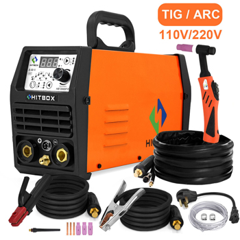 TIG ARC IGBT Welding Machine 200AMP 110V/220V Welder DC Inverter LED Display
