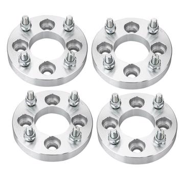 (4) 1\\" 4x100 to 4x4.5 (4x114.3) Wheel Adapters 12x1.5 4Lugs 25mm Thick For Acura