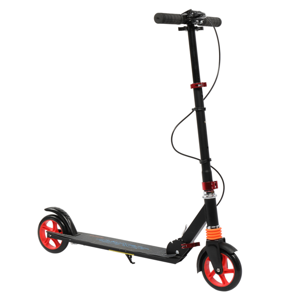 Scooter For Adult&Teens,3 Height Adjustable Easy Folding Red