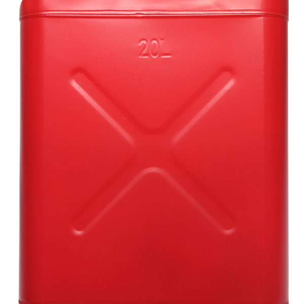 20L Standard Cold-rolled Plate Petrol Diesel Can Gasoline Bucket with Oil Pipe Red