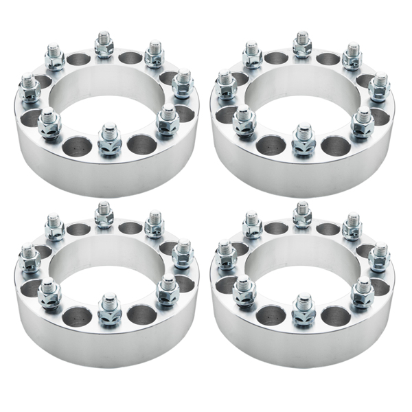 4PC 2" 8x165.1 Wheel Spacers Adapters 9/16" Studs for Dodge Ram 2500 3500 Dually
