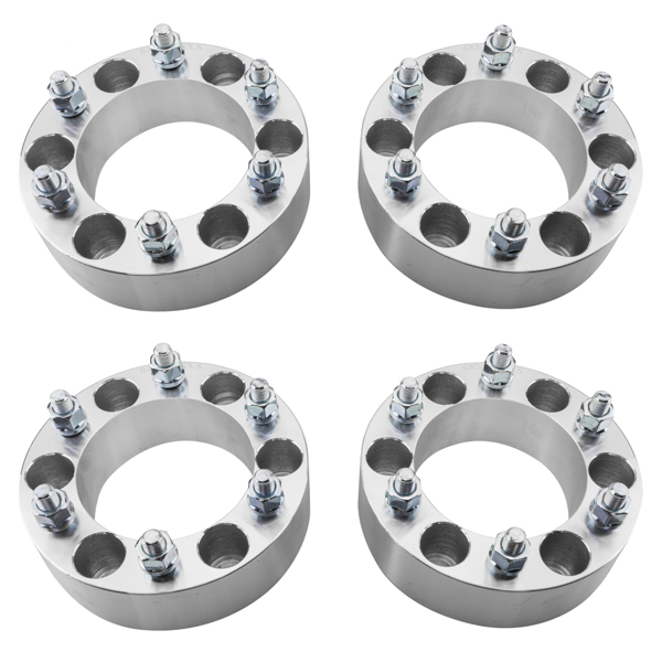 (4) 2" 50mm | 6x139.7 6X5.5 | Wheel Spacers 12x1.25 For Nissan Titan 2004-2014