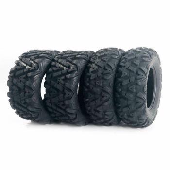 [Set of 4] 27x11-12 Depth: 20 mm & 27x9-12 Depth: 19 mm ATV UTV Tires