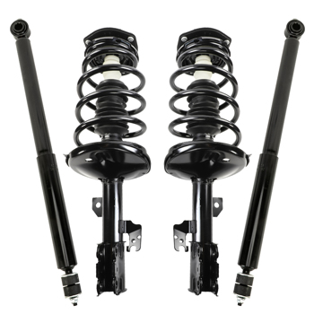 Front Quick Struts & Coil Spring + Rear Shocks For FWD Toyota Sienna 7 Seats