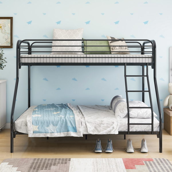 Twin-Over-Full Bunk Bed Closed Upper bunk