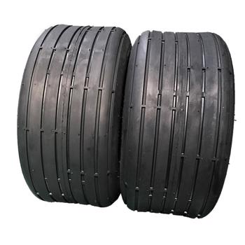 Two 13x5.00-6 Lawn Mower Garden Tractor Tires 4PR 13x5-6 Tubeless