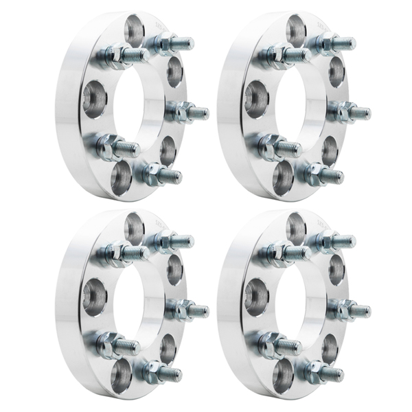 4Pcs 1" Wheel Spacers Adapters 5x5 to 5x4.75 12x1.5 For 1994-1997 Chevy Impala