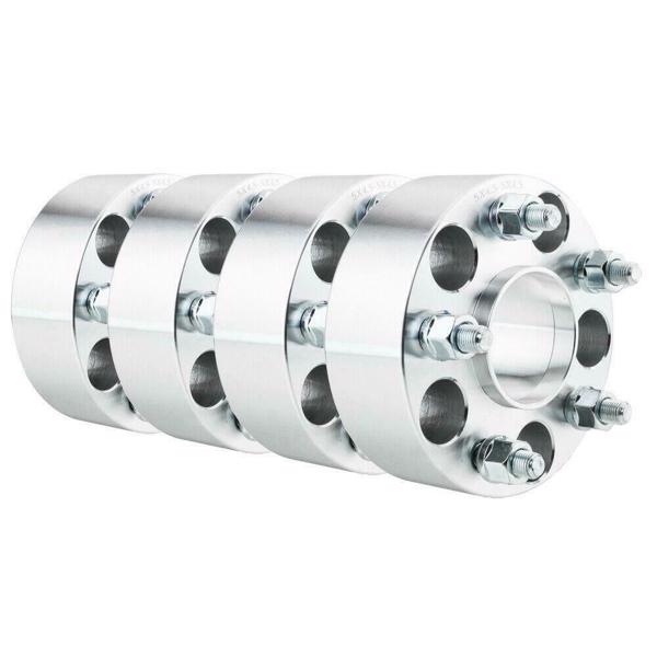 4pc 2inch HUB CENTRIC 5x4.5" 5x114.3mm | 12X1.25 | 5-lug Wheel Spacers Adapters