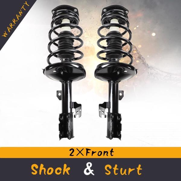 Front Quick Struts & Coil Spring + Rear Shocks For FWD Toyota Sienna 7 Seats