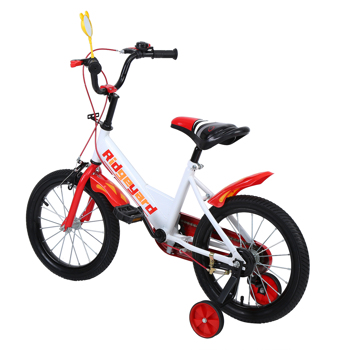 Ridgeyard 16 Inch Children Bicycle Children Bicycle Learn Riding Bicycle Boys Girls Bicycle with Stabilizers Children Bike for 4-8 Years (Red)