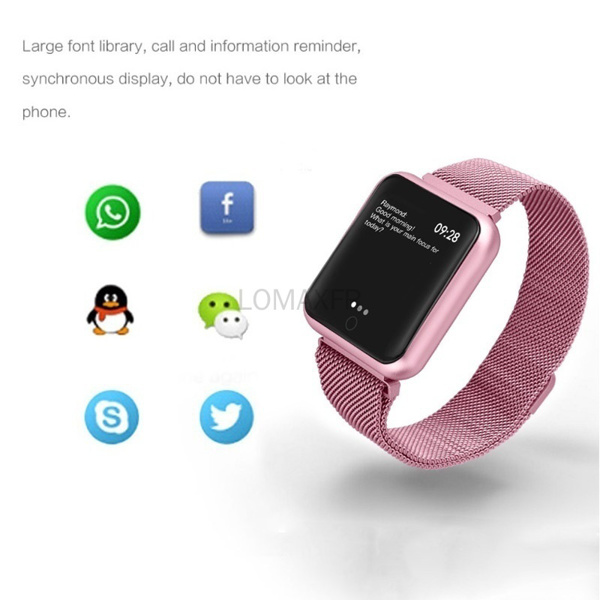 Bluetooth Waterproof Smart Watch Fashion Women Ladies Heart Rate Monitor Smartwatch relogio inteligente For Android IOS hodinky smart