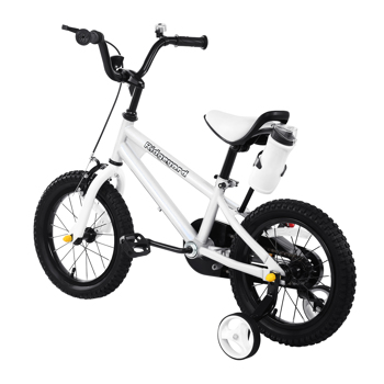 14 Inch Children Bike Boys Girls Toddler Bicycle Adjustable Height 3 4 5 6 Years Old Kid Cycle With Auxiliary Wheel