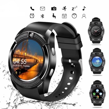 V8 Smart Watch With Camera Bluetooth Wrist Watch SIM Card Smart watch For Android