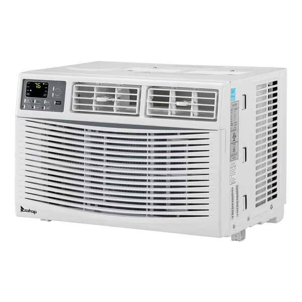 ZOKOP 12000BTU WAC-12000 110V 1250W Air Conditioner White ABS Window Type Refrigeration/Energy Saving/Fan/Dehumidification Portable All-in-One