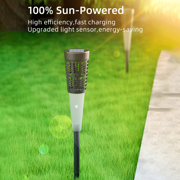 (ABC)(Prohibited Product on Amazon)Solar Lights Outdoor Garden, Up to 20Hrs Super Bright Solar Pathway Lights, 6 Pack Solar Powered Landscape Lights, Auto On/Off Solar Lights Outdoor Decorative for Wa