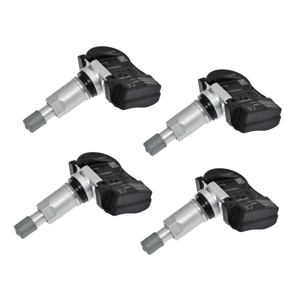 4Pcs Compact PRO Series 315MHz TPMS Tire Pressure Sensor | Preprogrammed for Select 25+ Korean Brand Models Rubber Valve Stem 529332M550 529333N000