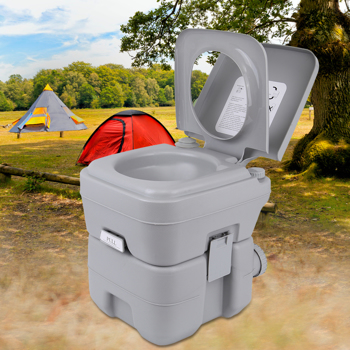 22L Portable Chemical Camping Toilet Travel WC Caravan Mobile Restroom Potty