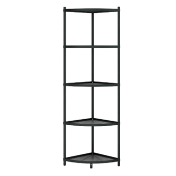 Kitchen Corner Shelf Rack, Multi-Layer Pot Rack Storage Organizer Stainless Steel Shelves Shelf Holder (5 Tier)