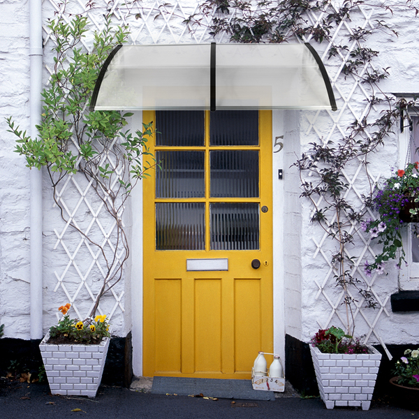 190 x 95 Household Application Door & Window Awnings Canopy Black Holder
