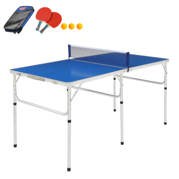 152*76*76cm Foldable Ping Pong Table Blue