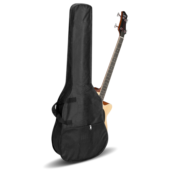 [Do Not Sell on Amazon] Glarry GMB101 4 string Electric Acoustic Bass Guitar w/ 4-Band Equalizer EQ-7545R Burlywood