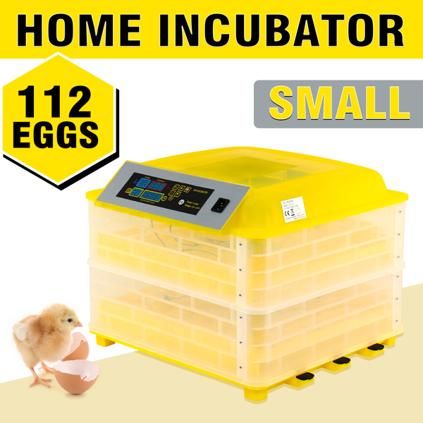 Automatic Egg Incubators 112 Eggs Incubator Digital Turning Chicken Hatching Eggs Hatcher For Chicken Ducks Goose Poultry Pigeon Quail
