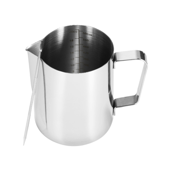 Espresso Milk Frothing Pitcher 20 oz,Espresso Steaming Pitcher 20 oz,Coffee Milk Frothing Cup,Coffee Steaming Pitcher 20 oz/600 ml