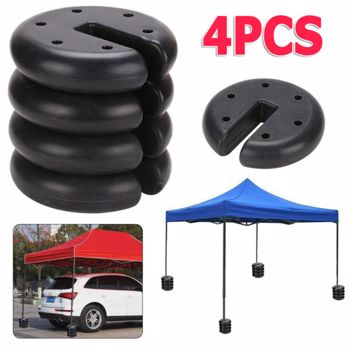 4pcs Canopy Tent Leg Weights Anchor Stand Gazebo Discs Base Outdoor Heavy Duty