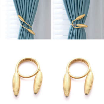  Handmade DIY Shape Twisting Curtain Strap Magnetic Curtain Buckles Flexible Simple Curtain Tiebacks for Home Office Hotel