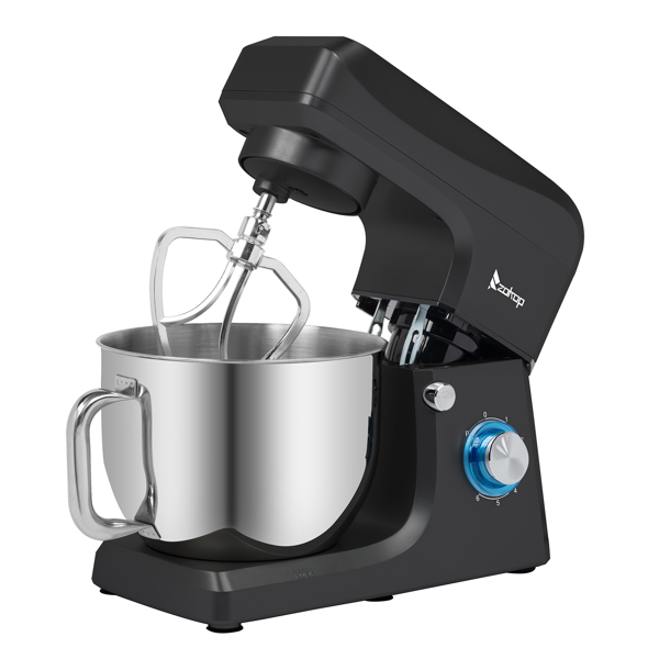 SM-1511X 欧规 7L 厨师机 230.00V 660.00W 搅拌锅不带手柄 不锈钢ABS 黑色注塑 揉面打浆打蛋打奶油-6