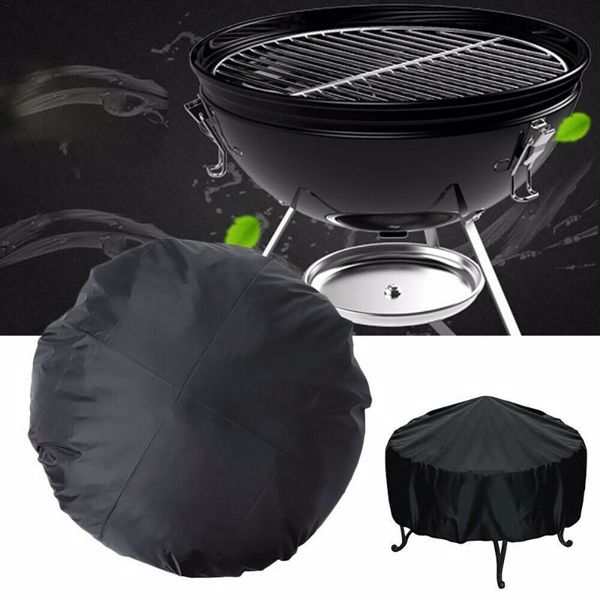 Fire Pit Cover Heavy Duty Large Folding Waterproof UV Resistant Outdoor Patio