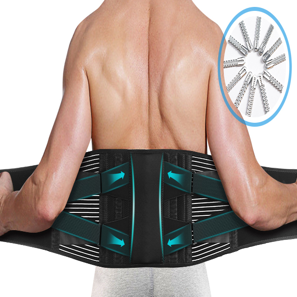 Back Support Belt for Women Size-S, Lumbar Support, Back Support Belt， Scoliosis Back Brace, Adjustable Air Mesh Back Brace with 5 Stays for Lower Back Pain Relief, Herniated Disc, Sciatica,Scoliosis